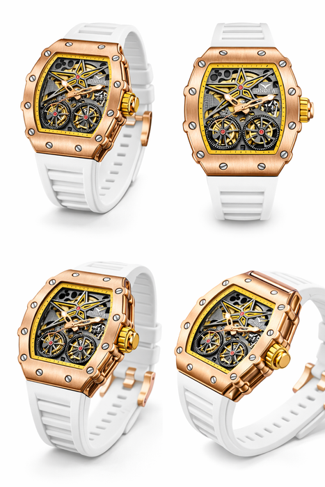 Luxury Mechanical Skeleton Watch