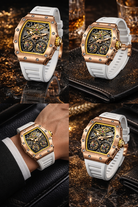 Luxury Mechanical Skeleton Watch