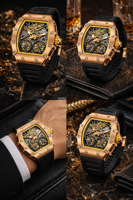 Luxury Mechanical Skeleton Watch