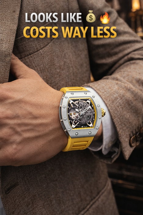 ONOLA 3838 Automatic Skeleton Watch