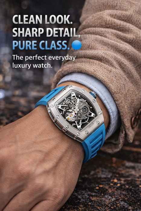 ONOLA 3838 Automatic Skeleton Watch