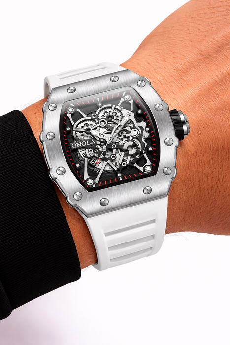 ONOLA 3827 Luxury Skeleton Quartz Watch