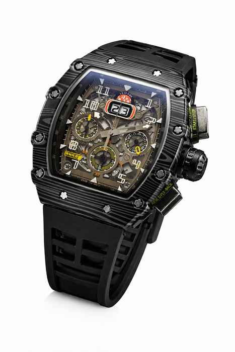 R203 Men’s Sport Luxury Watch – Striped Barrel Design, Silicone Band, Luminous Hands