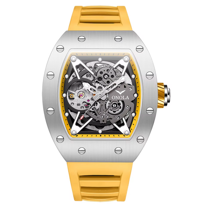 ONOLA 3838 Automatic Skeleton Watch