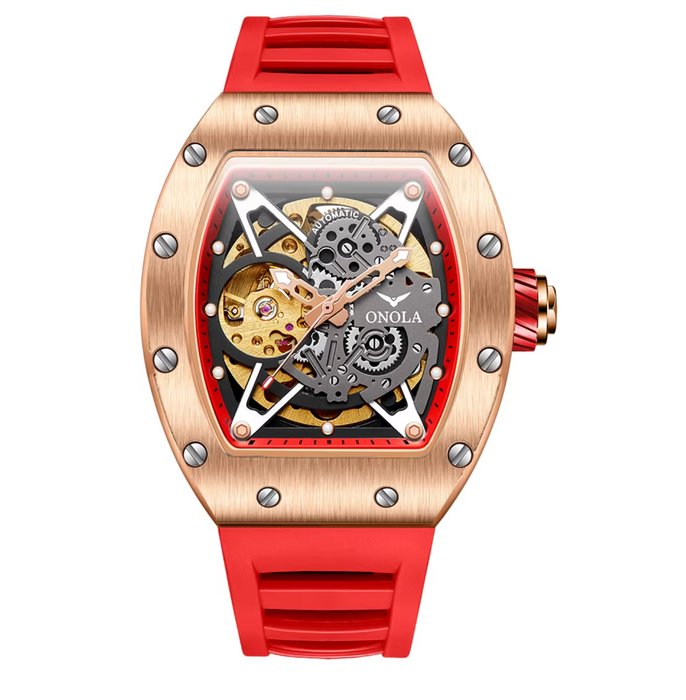 ONOLA 3838 Automatic Skeleton Watch
