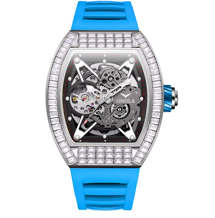 ONOLA 3838F Luxury Skeleton Automatic Watch