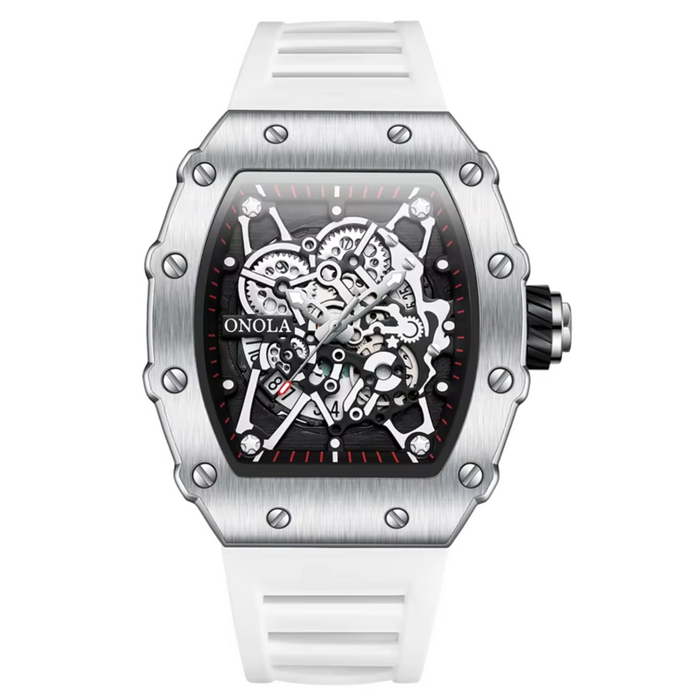 ONOLA 3827 Luxury Skeleton Quartz Watch