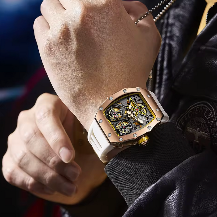 Luxury Mechanical Skeleton Watch